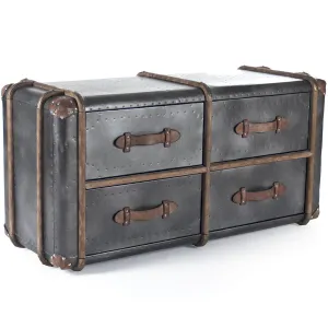 Riveted Iron Steam Chest