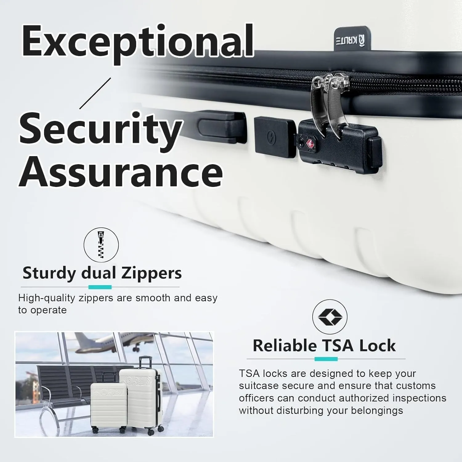  rolling garment bags for travel Lightweight Lock Hard Shell Luggage with Unique Patterns and Spinner Wheels Krute Suitcase 20inch/ 24inch/ 28inch(24inch)