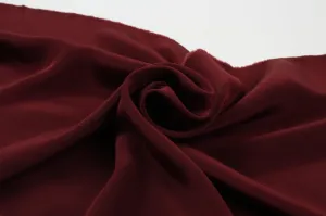 Shiny Acetate Viscose - Mid-Weight - Burgundy