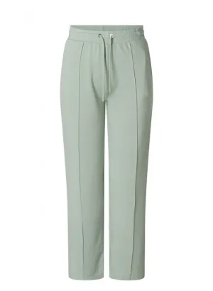 Slate Green Wide Leg Joggers