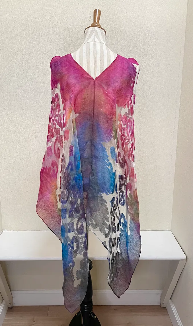 Spain In America Poncho - PRINT 17