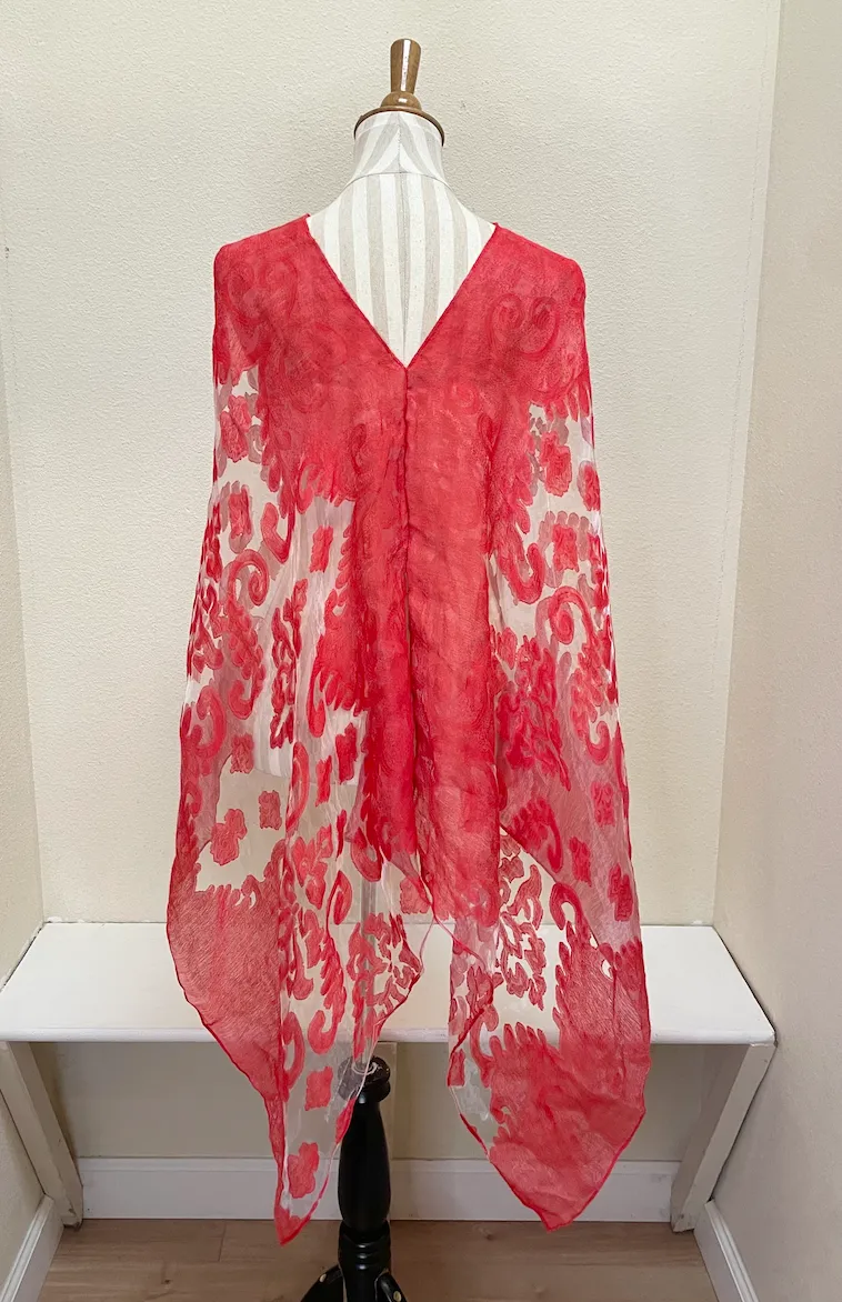 Spain In America Poncho - PRINT 20
