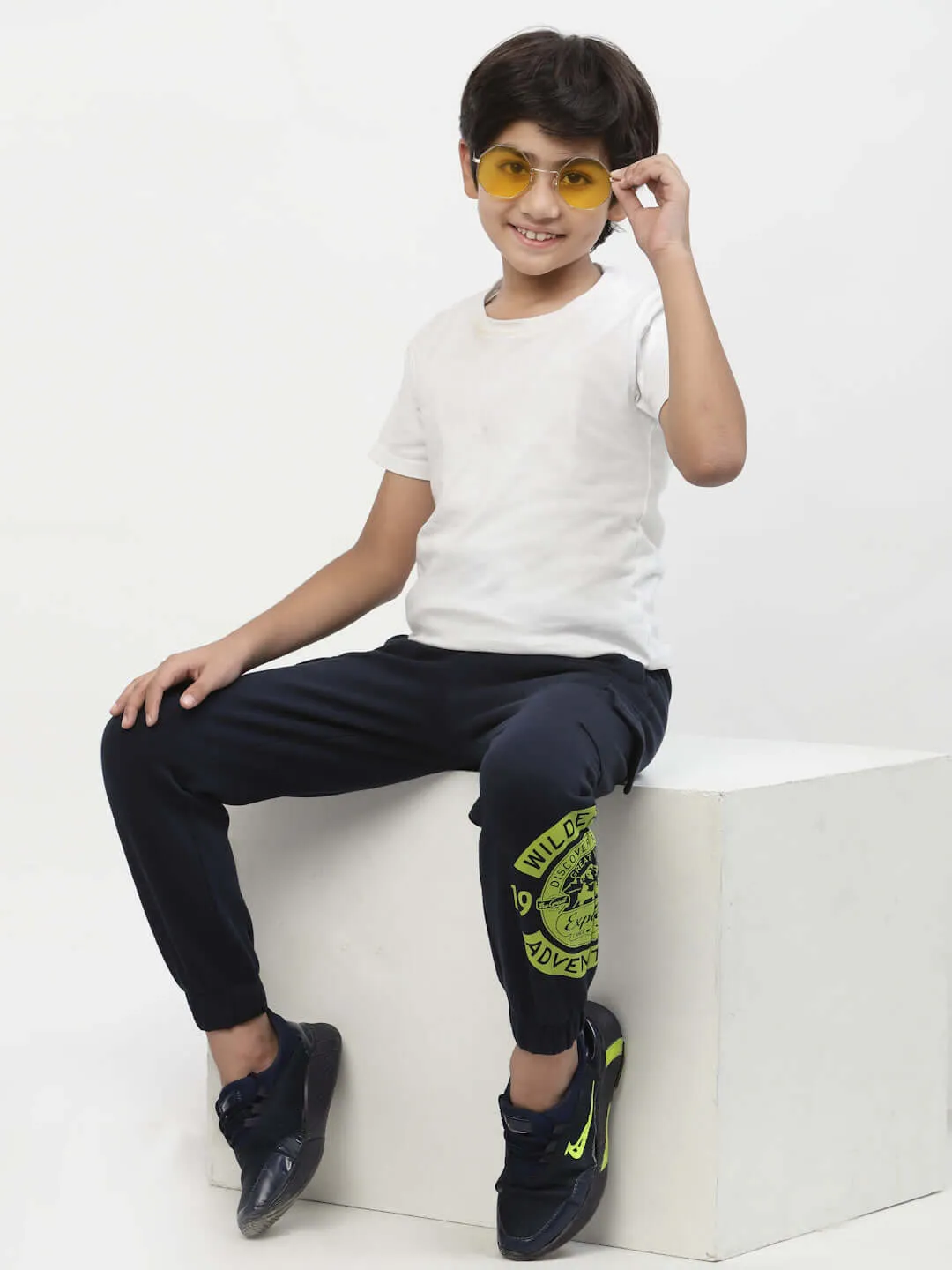 Spunkies Wild Adventure Organic Cotton Jogger Black