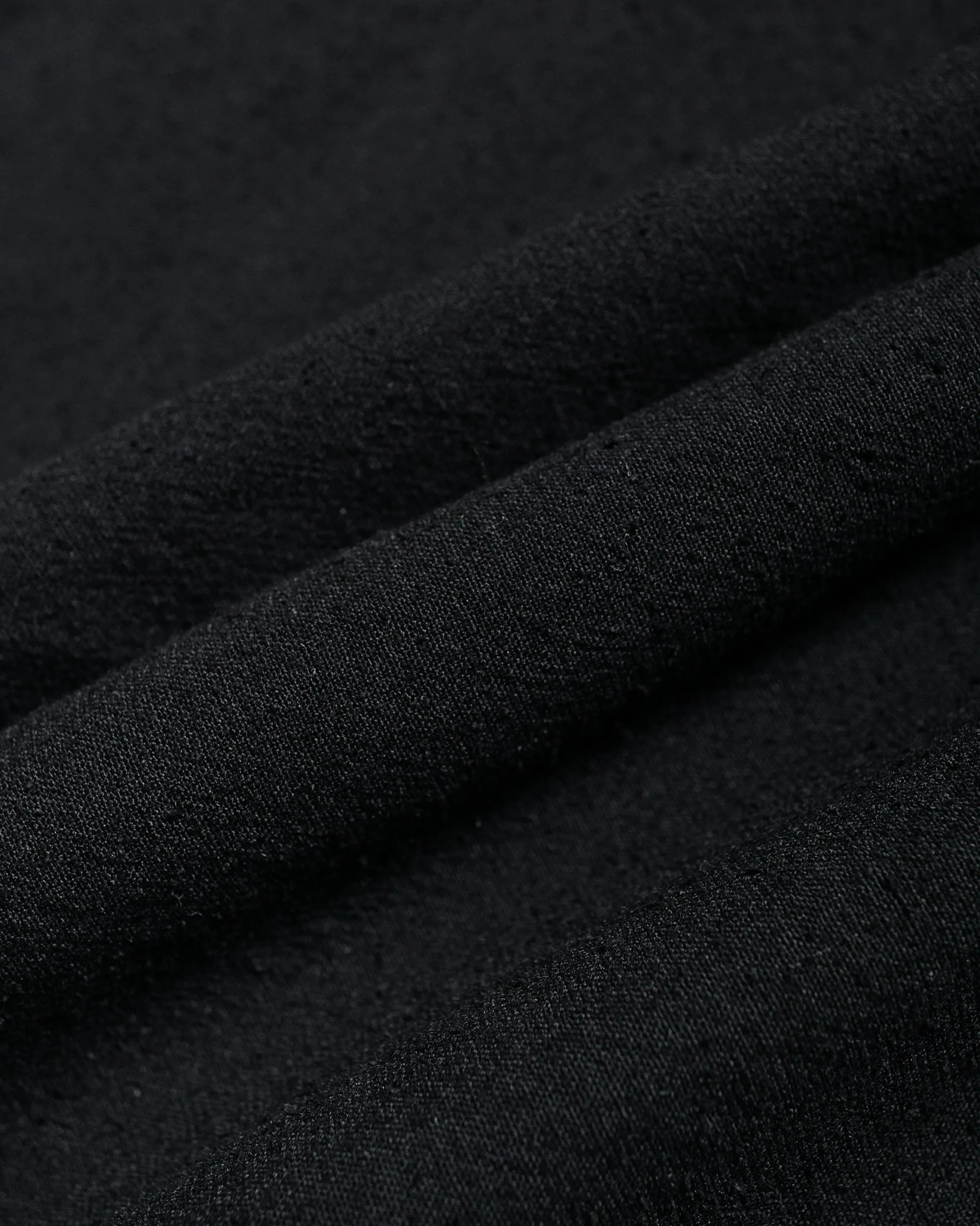 ssstein Silk Nep Cloth Drizzler Jacket Black