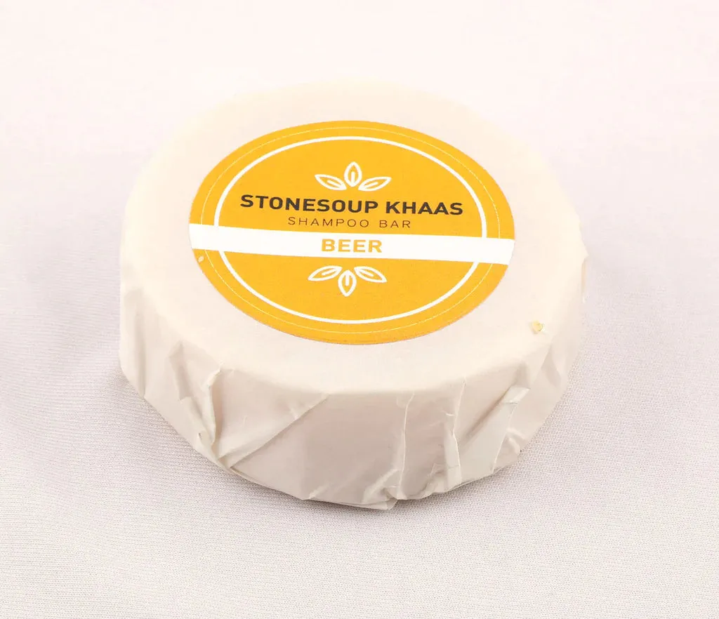 Stonesoup Khaas Shampoo Bar: Beer 100g