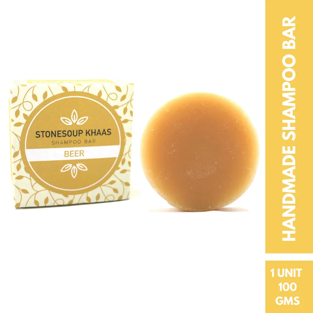 Stonesoup Khaas Shampoo Bar: Beer 100g