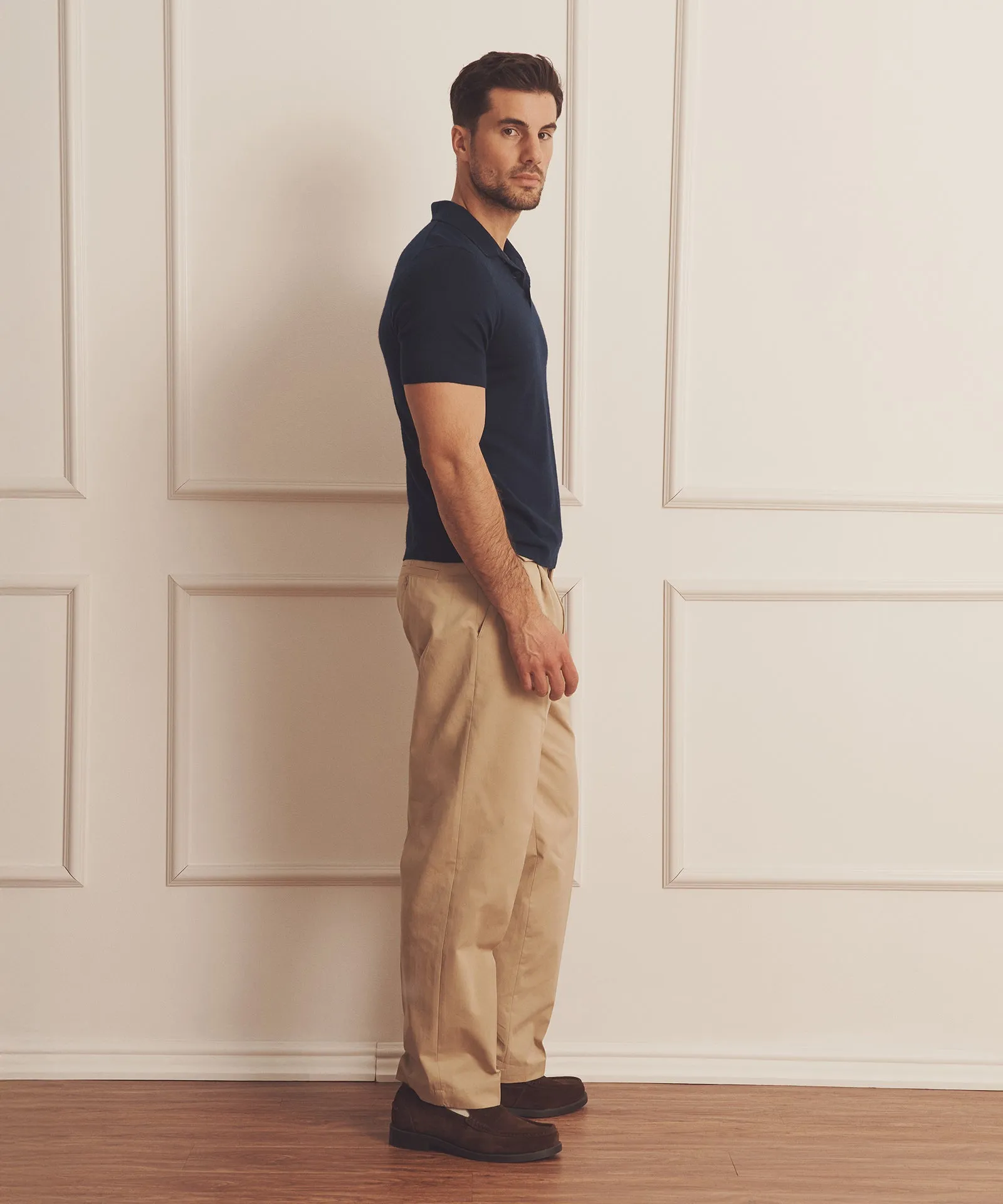 Super Fine Cashmere Short Sleeve Polo