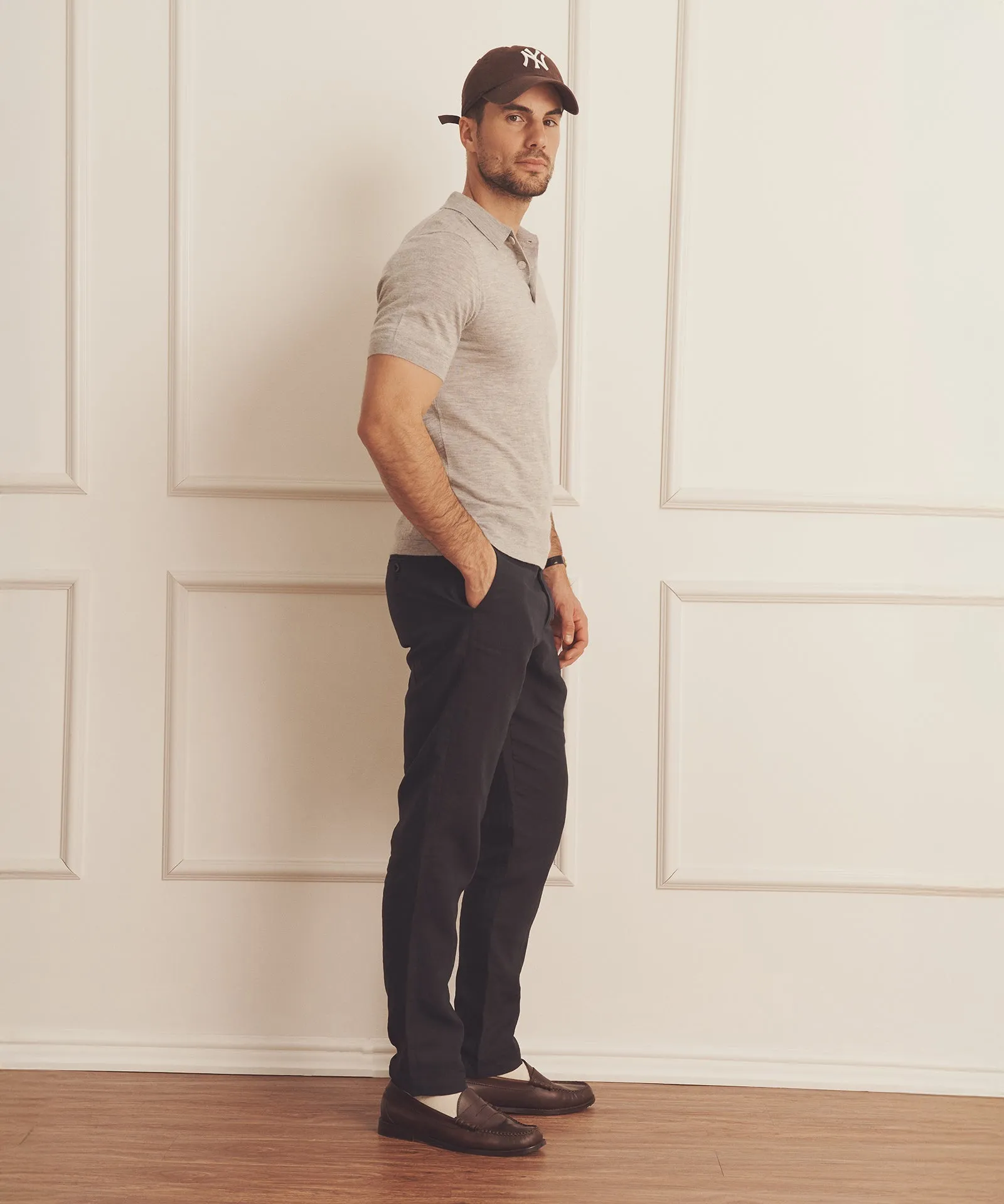 Super Fine Cashmere Short Sleeve Polo