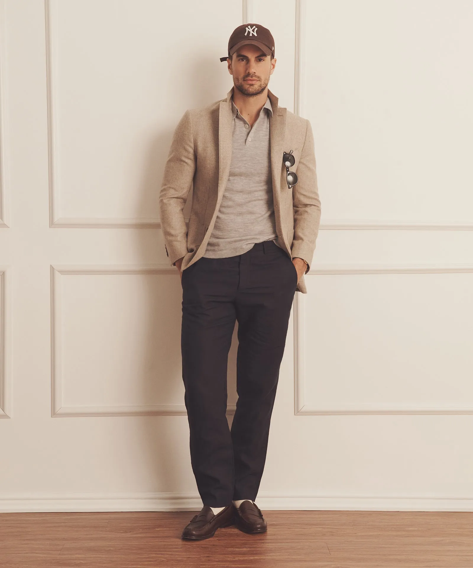 Super Fine Cashmere Short Sleeve Polo
