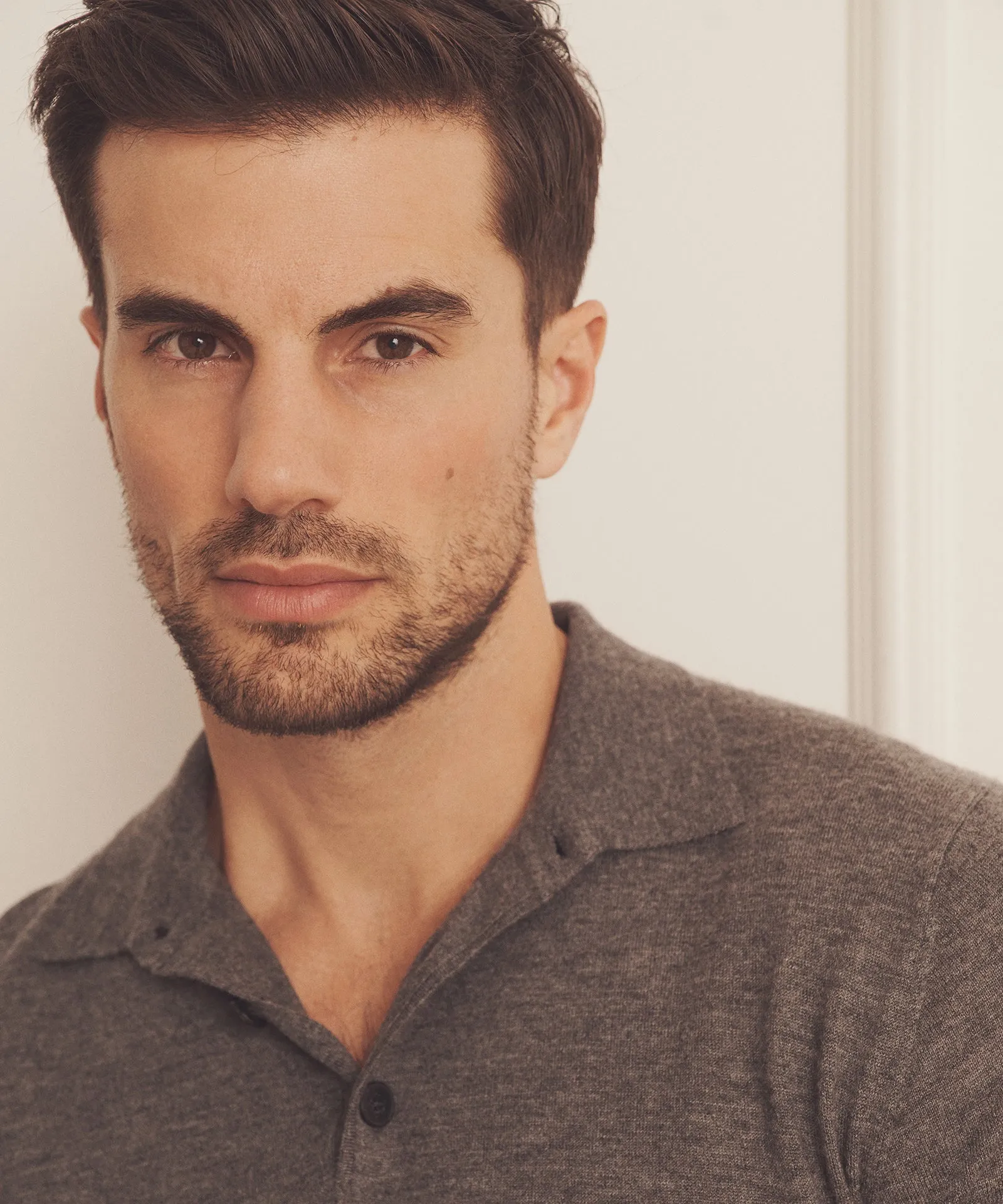 Super Fine Cashmere Short Sleeve Polo