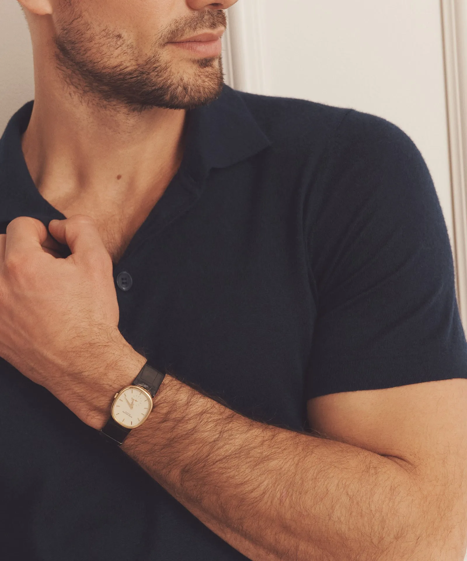 Super Fine Cashmere Short Sleeve Polo