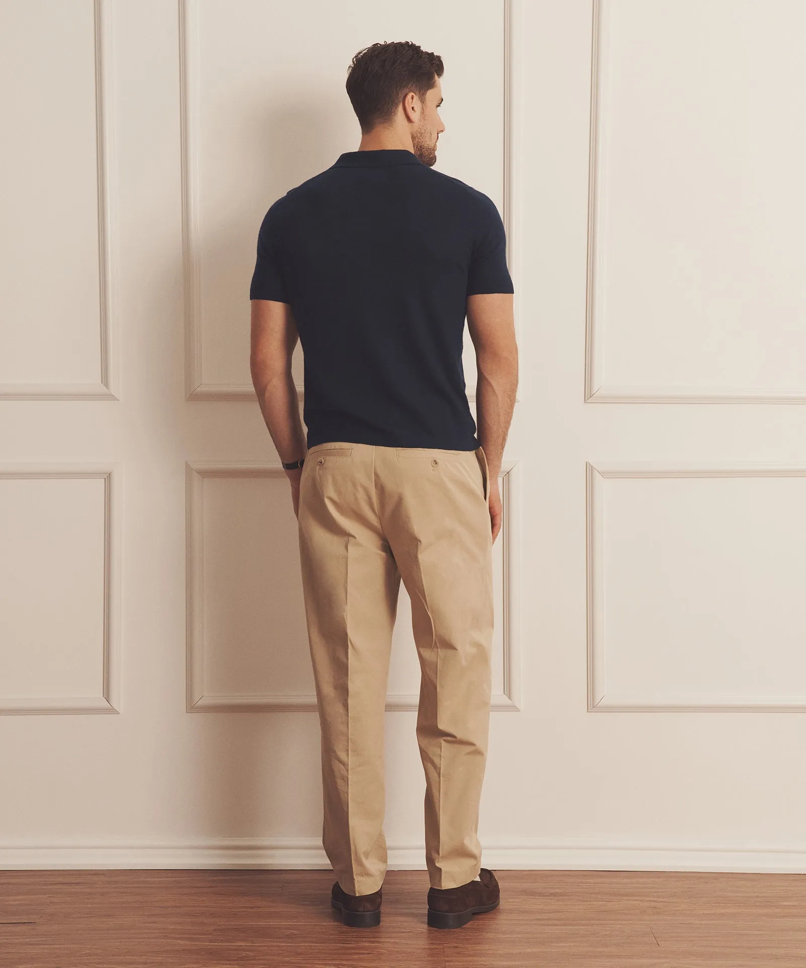 Super Fine Cashmere Short Sleeve Polo