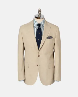 TAN CRASH LINEN SPORT COAT