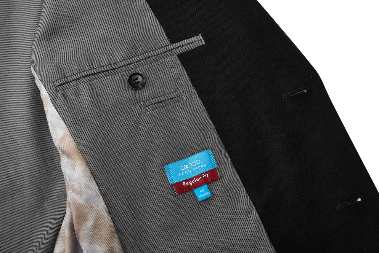 Teflon Finishing Stain Resistant Suit in Regular Fit