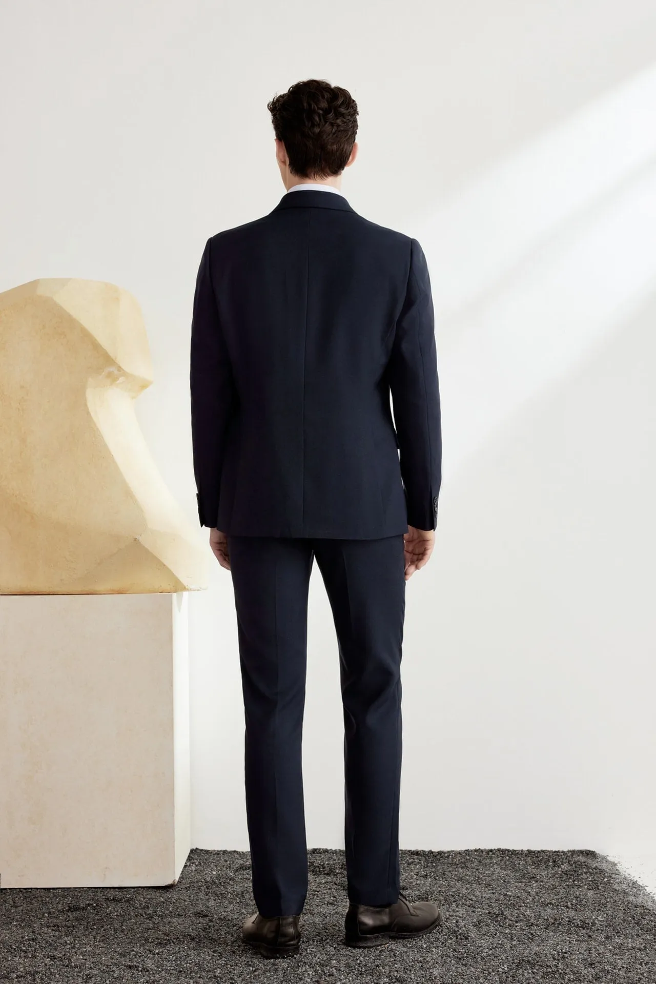Teflon Finishing Stain Resistant Suit in Regular Fit