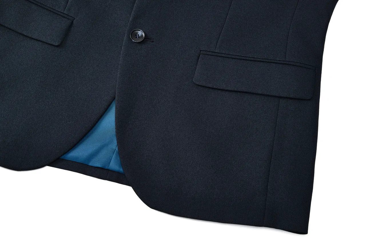 Teflon Finishing Stain Resistant Suit in Regular Fit