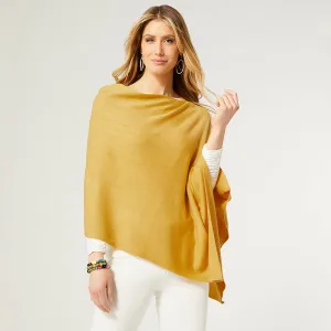 The Lightweight Ponchos - Mustard - Final Sale