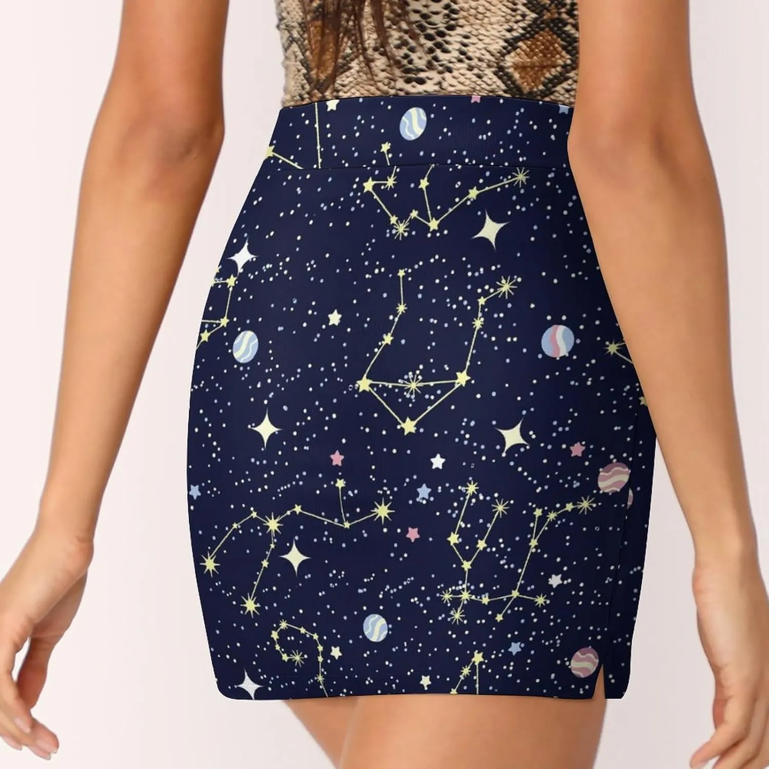 Trouser Skirt,Women's Versatile Stretch Casual Mini Skirt Light Proof