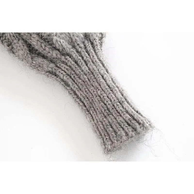 TURLE NECK PULLOVER KNITTED SWEATER