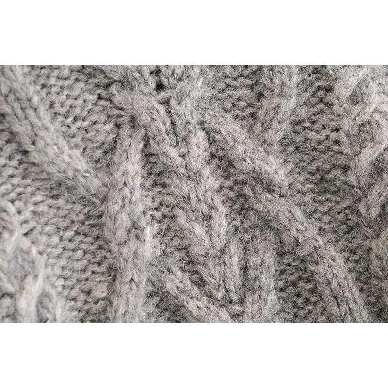 TURLE NECK PULLOVER KNITTED SWEATER