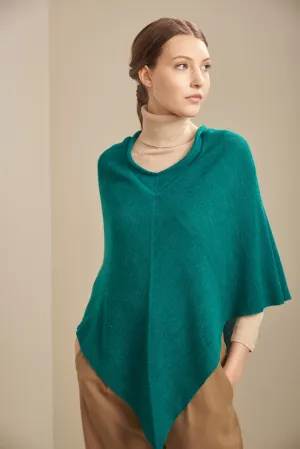 Ulala Poncho Baby Alpaca Color Evergreen