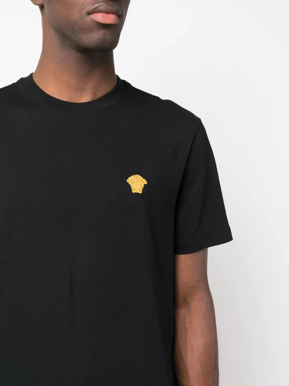 Versace Black Medusa Motif T-Shirt