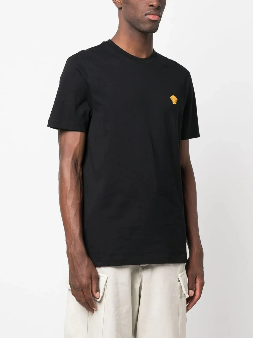 Versace Black Medusa Motif T-Shirt