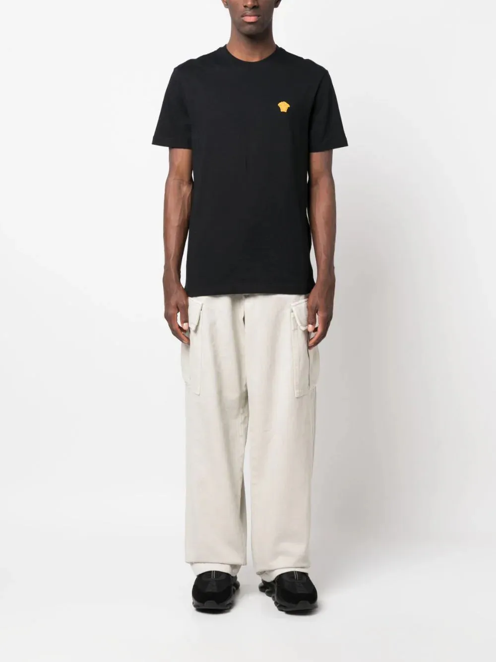 Versace Black Medusa Motif T-Shirt