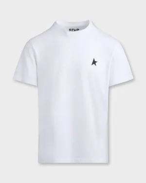 White With Black Star T-Shirt