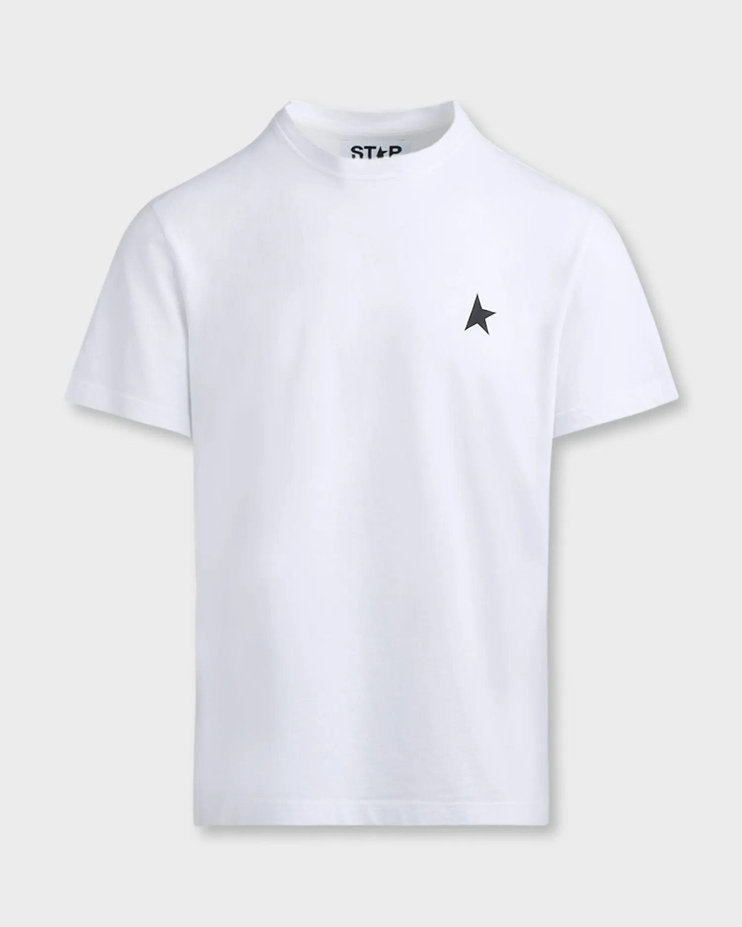 White With Black Star T-Shirt